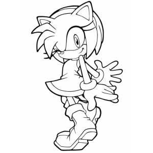 Colore a Charmosa Amy Rose