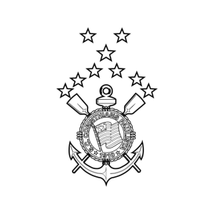 Colore o Emblema do Poderoso Timão