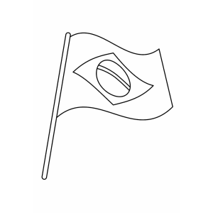 Colorindo a Bandeira do Brasil
