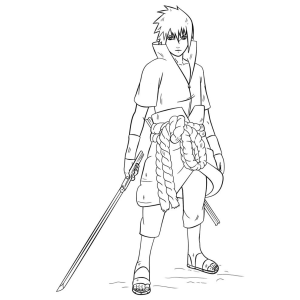 Colorindo a Coragem de Sasuke Uchiha