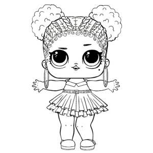 Colorindo a Diva da LOL Surprise
