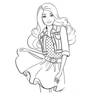 Colorindo a Elegância da Barbie