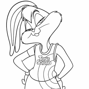 Colorindo a Estrela de Space Jam