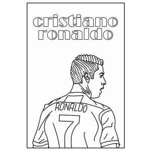 Colorindo a Lenda: Cristiano Ronaldo em Ação