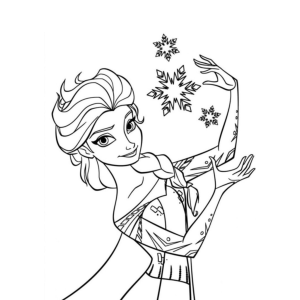Colorindo a Magia de Elsa