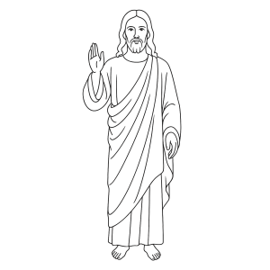 Colorindo a Serenidade de Jesus