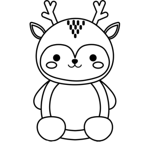 Colorindo o Adorável Cervo Kawaii