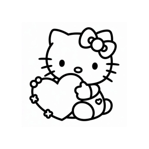 Colorindo o Amor com Hello Kitty