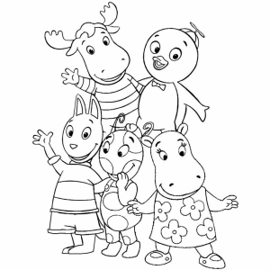 Colorindo Aventura com The Backyardigans