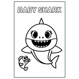 Colorindo com Baby Shark
