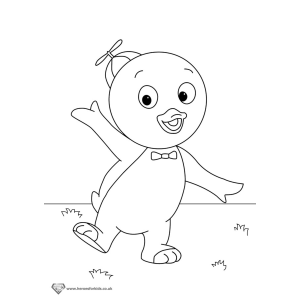 Colorindo com Pablo dos Backyardigans