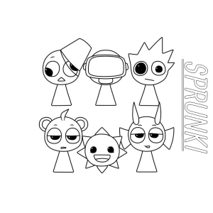 Colorindo a Diversão dos Personagens Sprunki