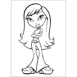 Colorindo o Estilo Fashion da Bratz