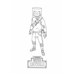 Colorindo o Estilo de Marshmello em Fortnite