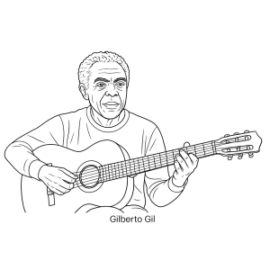 Colorindo a Harmonia de Gilberto Gil