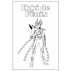 Colorindo Ikki de Fênix em Ação