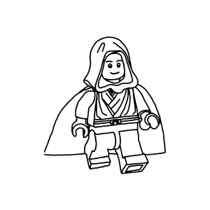 Colorindo um Jedi LEGO Icônico