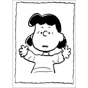 Colorindo a Lucy dos Peanuts