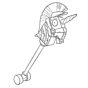 Colorindo o Icônico Martelo Unicornio de Fortnite