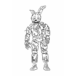 Colorindo o Mistério de Springtrap