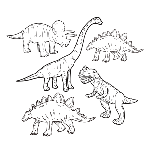 Colorindo o Mundo dos Dinossauros