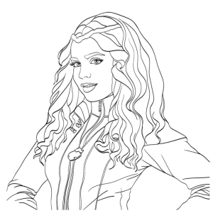 Colorindo a Nova Aventura de Descendentes 4
