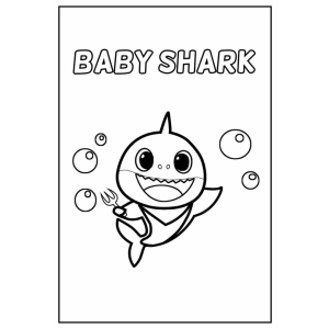 Colorindo o Baby Shark