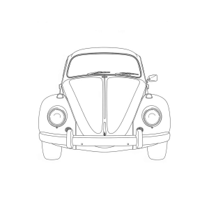 Colorindo o Clássico Fusca