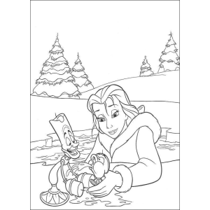 Colorindo o Inverno com Bela e Lumière