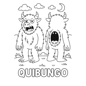 Colorindo o Quibungo Mítico