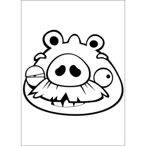 Colorindo o Rei Porco de Angry Birds!