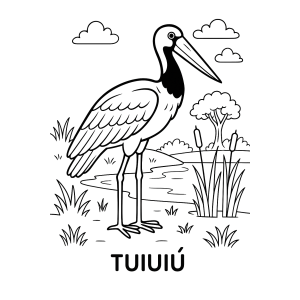 Colorindo o Tuiuiú