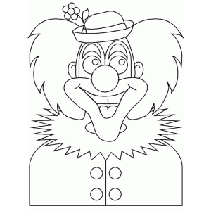 Colorindo o Palhaço Alegre
