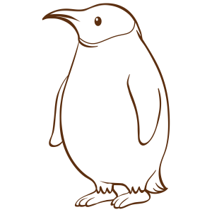 Colorindo um Pinguim Adorável