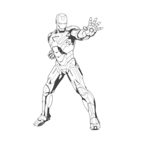 Colorindo o Poder do Homem de Ferro