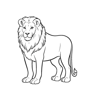 Colorindo o Rei da Savana