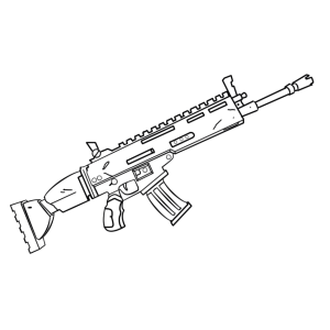 Colorindo o Icônico Rifle de Fortnite