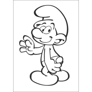 Colorindo o Charmoso Smurf