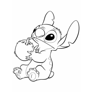 Colorindo Stitch: Aventura de Verão