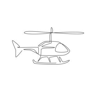 Colorindo um Helicóptero Minimalista