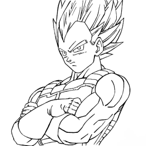 Colorindo Vegeta: O Príncipe dos Saiyajins