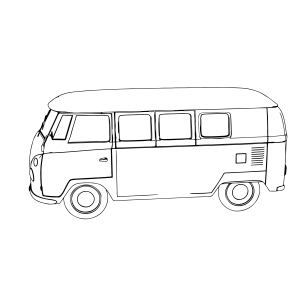 A Arte de Colorir uma Kombi Clássica