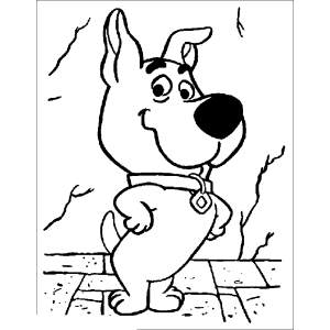 Colorindo com o Jovial Scooby-Doo