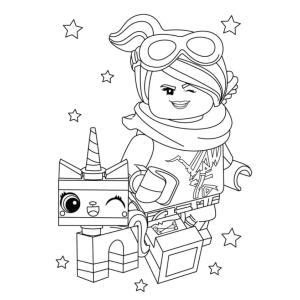 Colorindo a Aventura com Unikitty e Wyldstyle