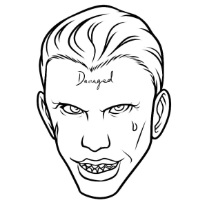 Coringa em Traços Sombrio