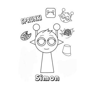 Explore a Criatividade do Mundo Sprunki com Simon