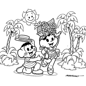 Dançando com Turma da Mônica