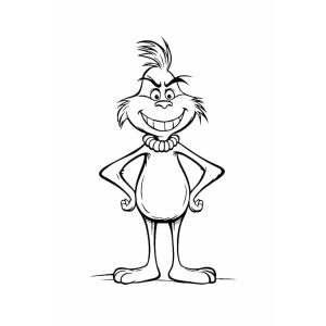 Dê Cor ao Grinch Sorridente