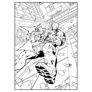Deadpool em Ação no Coração da Cidade