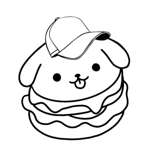 Delicioso Mundo Kawaii: Cachorrinho Hambúrguer